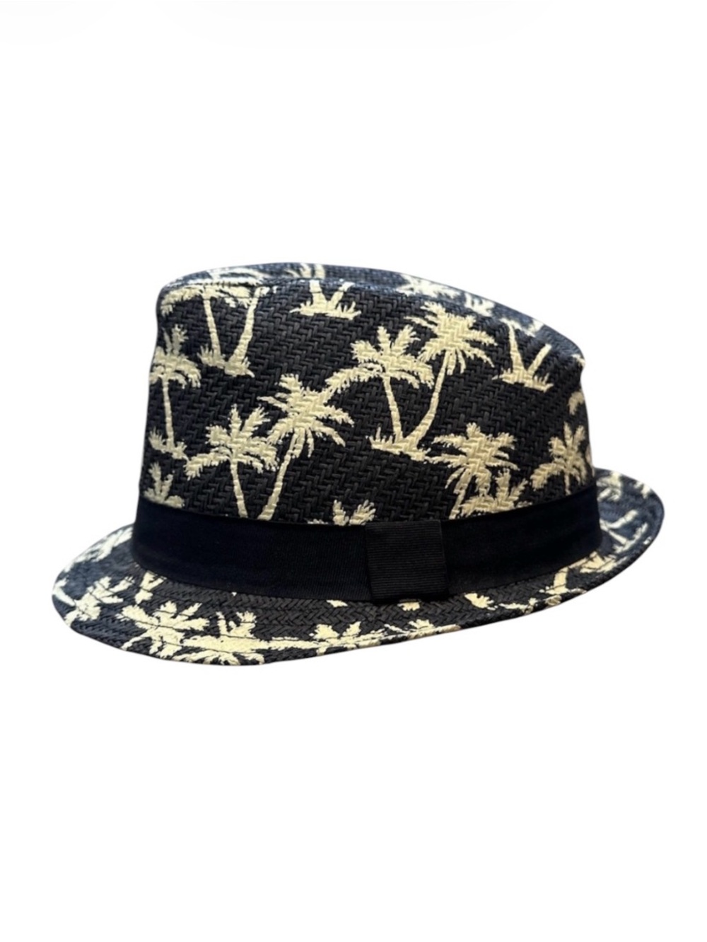 Children Blue Palm Tree Fedora Hat